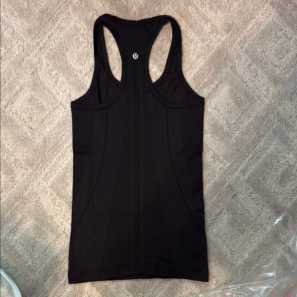 Lulu lemon Black Racerback Tank Top